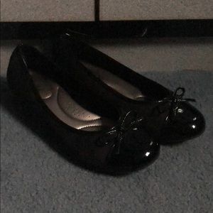 ABella Black Ballet Slippers Size 7
